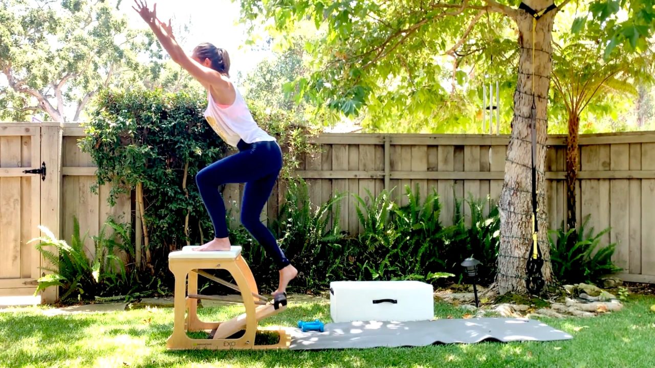 Mountain Climber Chair Workout FULL BODY Gone adventuring