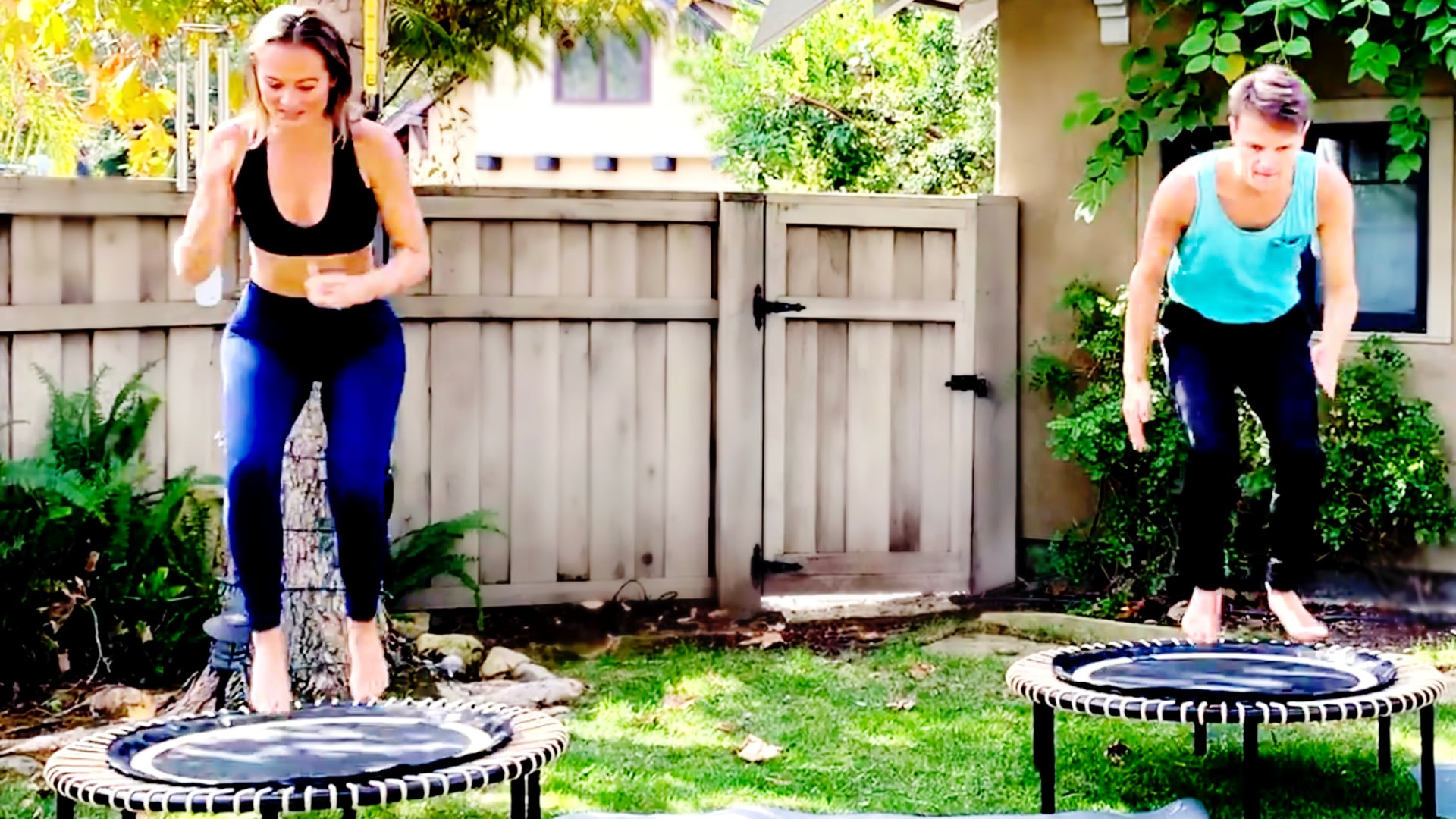 Trampoline Workout using Plyometrics, HIIT training + Cardio